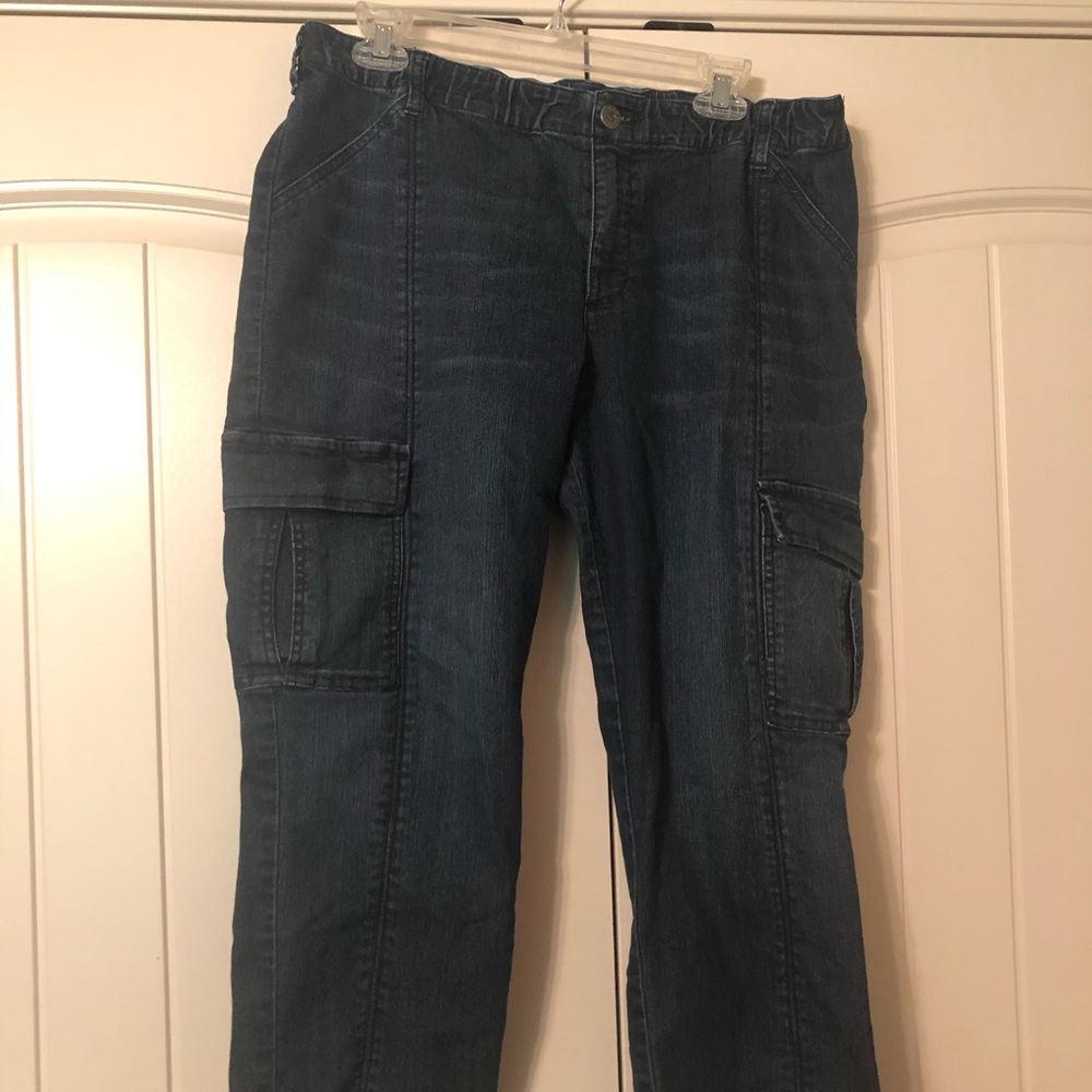 Chico’s Platinum Denim Capris